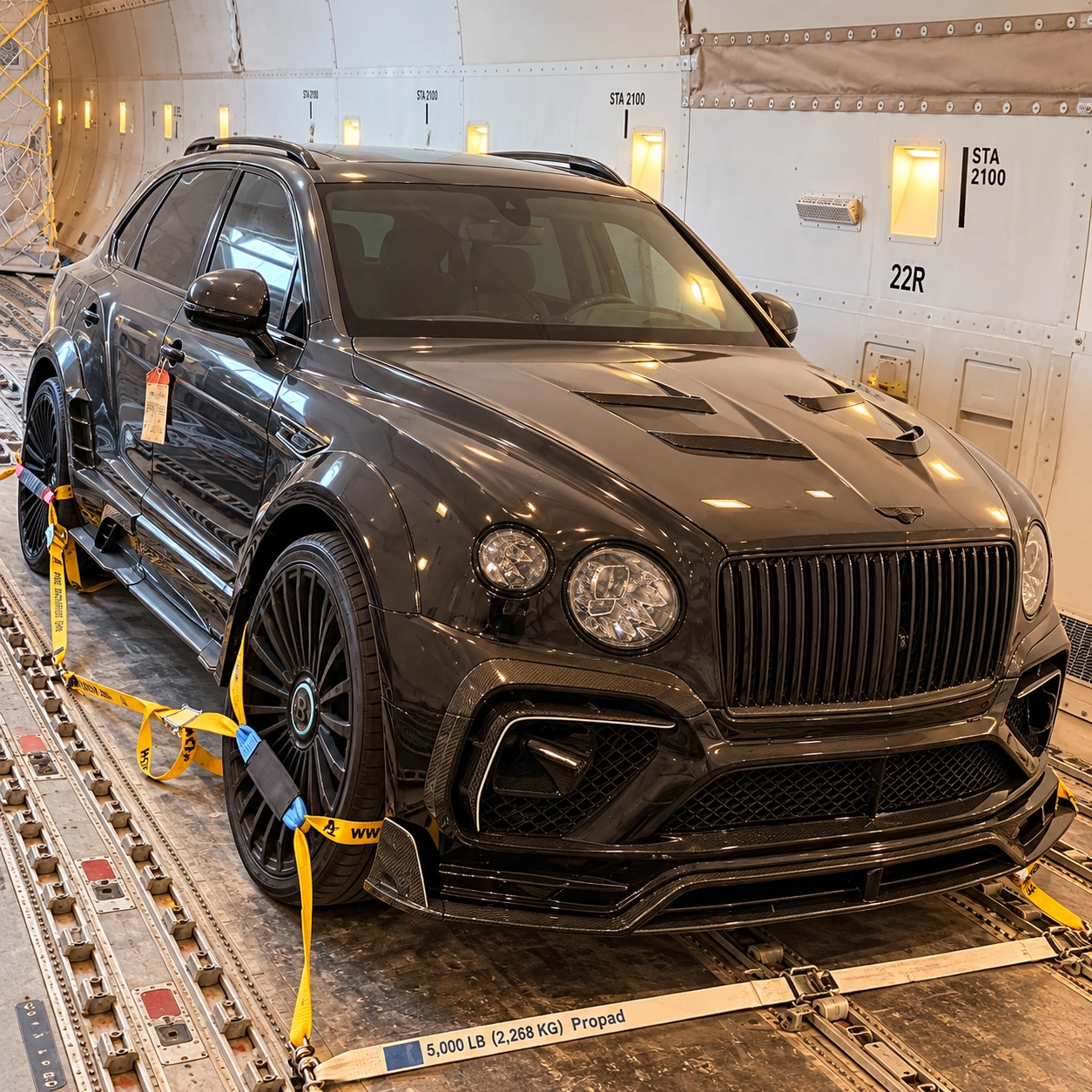 Bentley Interior Wood and Leather Handling